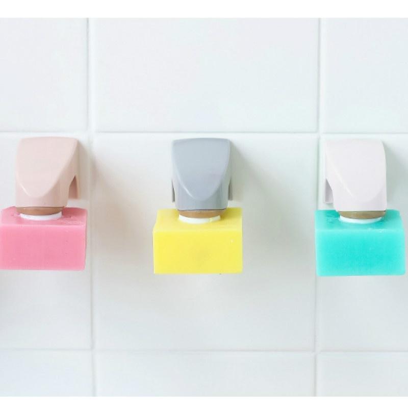 1 PCS/Bathroom Accessories Magnetic Soap Bar Soap Box Bathroom Creative Powerful Magnet Soap Dispens