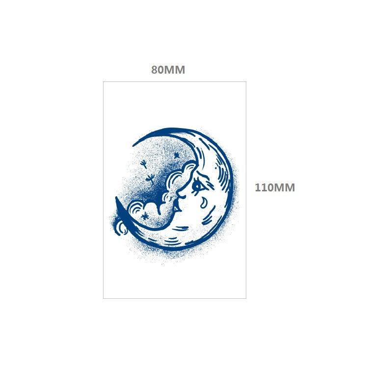 Emmy Lines Princess Small Pattern Herbal Gradual Change Semi-Permanent Waterproof Tattoo Sticker Simulation Tattoo Sticker