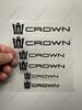 Crown Caliper Sticker High Temperature Resistant Sticker Cool Rake Caliper