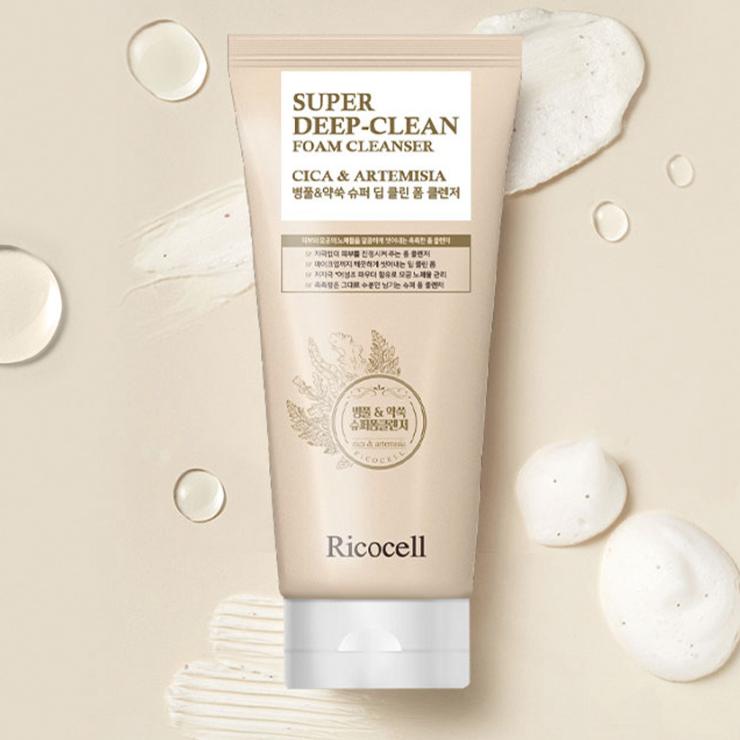 RIOCELL [1+1] Centella & Mugwort Super Deep Clean Foam Cleanser