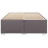Bed Frame Gray 160 x 200 cm Faux Leather