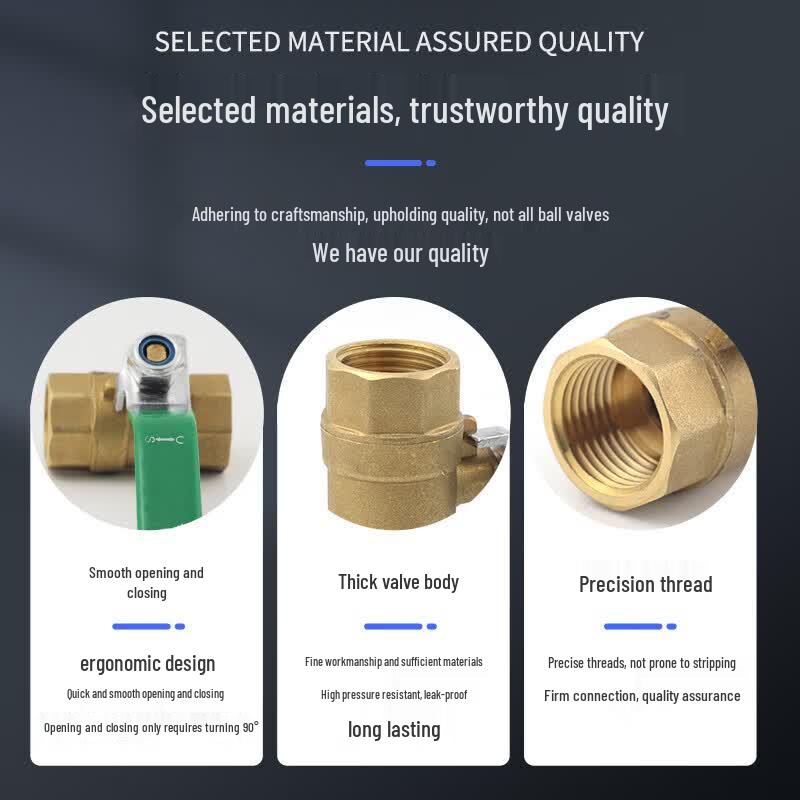 Shangtao Jing Thickened Brass Ball Valve