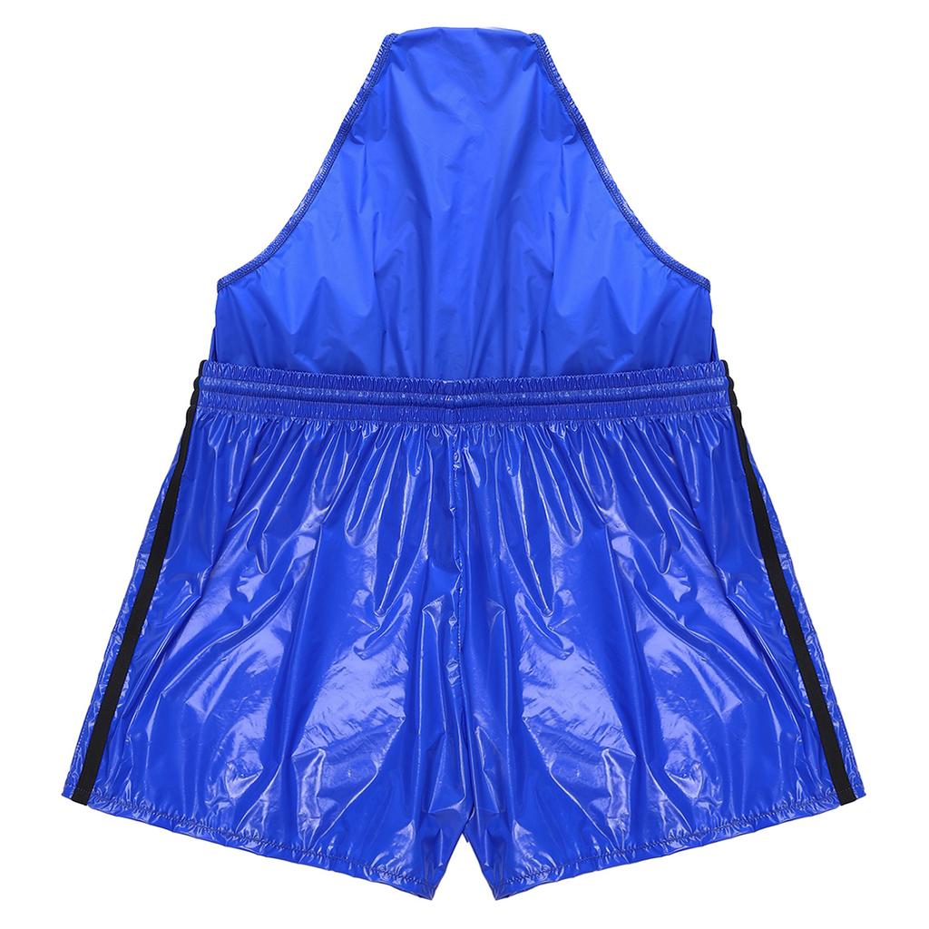 S-3XL Mens Sports Swimming Shorts Waterproof Fabric Elastic Drawstring Waistband Integrated Briefs for Workout Wrestling