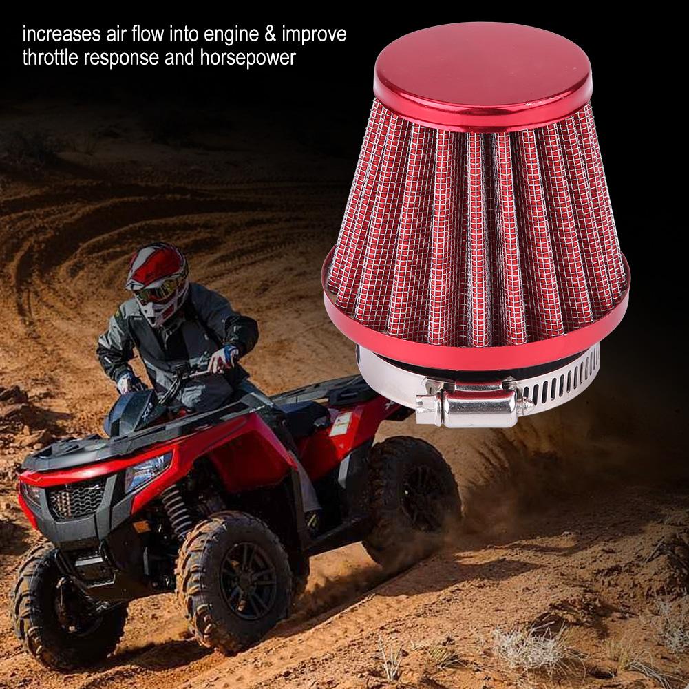 44mm Luftfilter für Gy6 150cc ATV Quad 4 Wheeler Go Kart Roller Moped (rot)