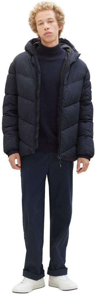 Winter Jacket Tom Tailor Denim Puffer Jacket With Recycled Polyester (1037386) Sky Captain Blue