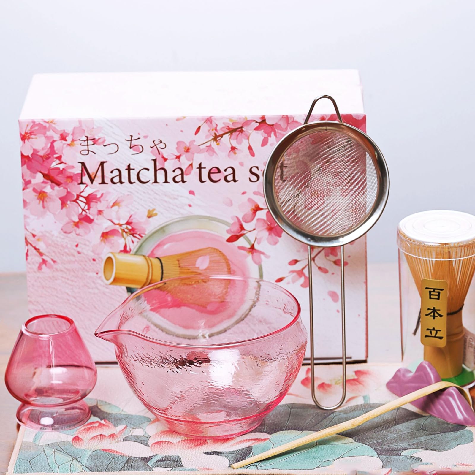 

MiniMood Matcha Set with Glass Matcha Bamboo Chasen and Chashaku Chasen Chashaku Stainless Steel Tea and Tea A Guide to Authentic Tea Ceremony