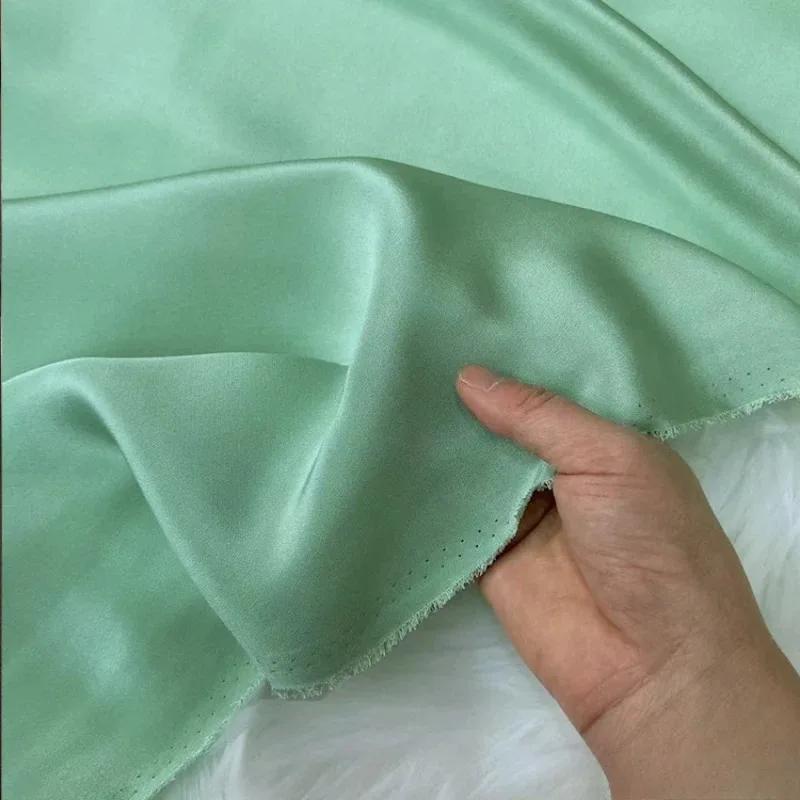 Einfarbig 100% Maulbeerseide 30 Momme Schwerer Seidenkrepp de Chine Stoff Seiden Schwerer Krepp Stoff für Bekleidung Kleider Hosen