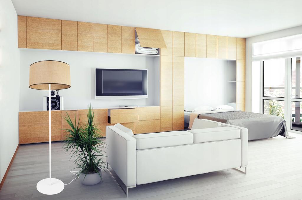 FLOOR LAMP STANDING METAL LAMPSHADE 40CM