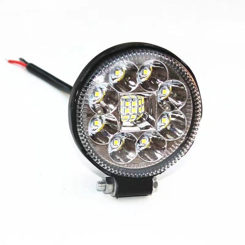 Round Led Spotlight High Brightness Beads Waterproof Universal Auxiliary Lamp For Motorcycle Offroad Night Use