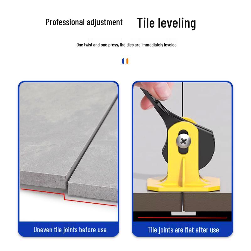 Reusable Push-Type Tile Leveling Clips