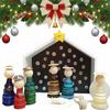 DIY Button Nativity Scene Kit Christmas Craft Set with Buttons Beads