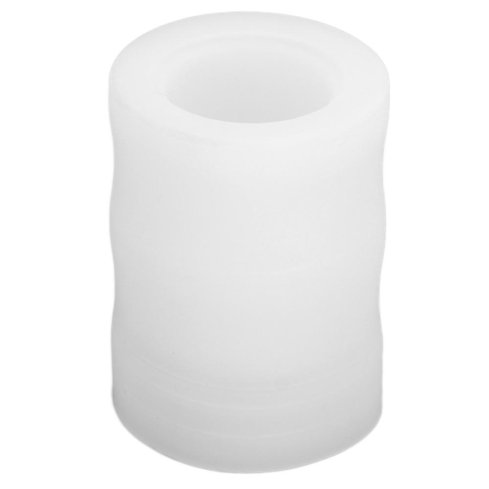 Clay Molds White Resin Mold Reusable Round Cylinder Pen Holder Mold Durable Hexagonal Pattern Mold Storage Box
