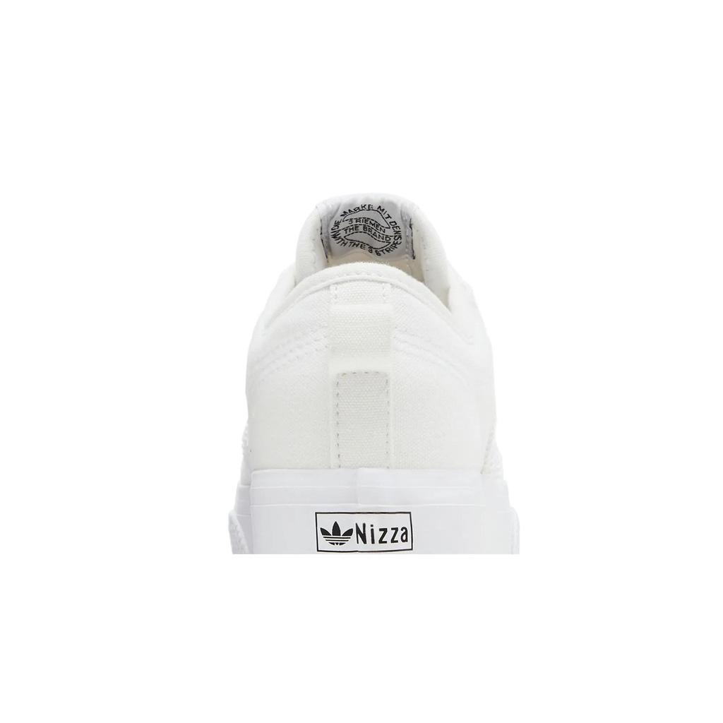 adidas Womens Nizza Platform 'Triple White' (women's Sizes) Cloud White / Cloud White / Cloud White Skate Shoes FV5322