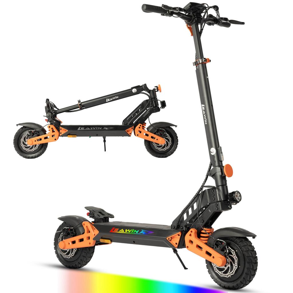 LEAWIN D2 Pro Electric Scooter with 960Wh Battery, 10" App Control, Anti-Theft