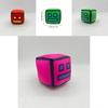 Cute Short Plush Geometry Dash Toy For Kids Comes In Multiple Colors!