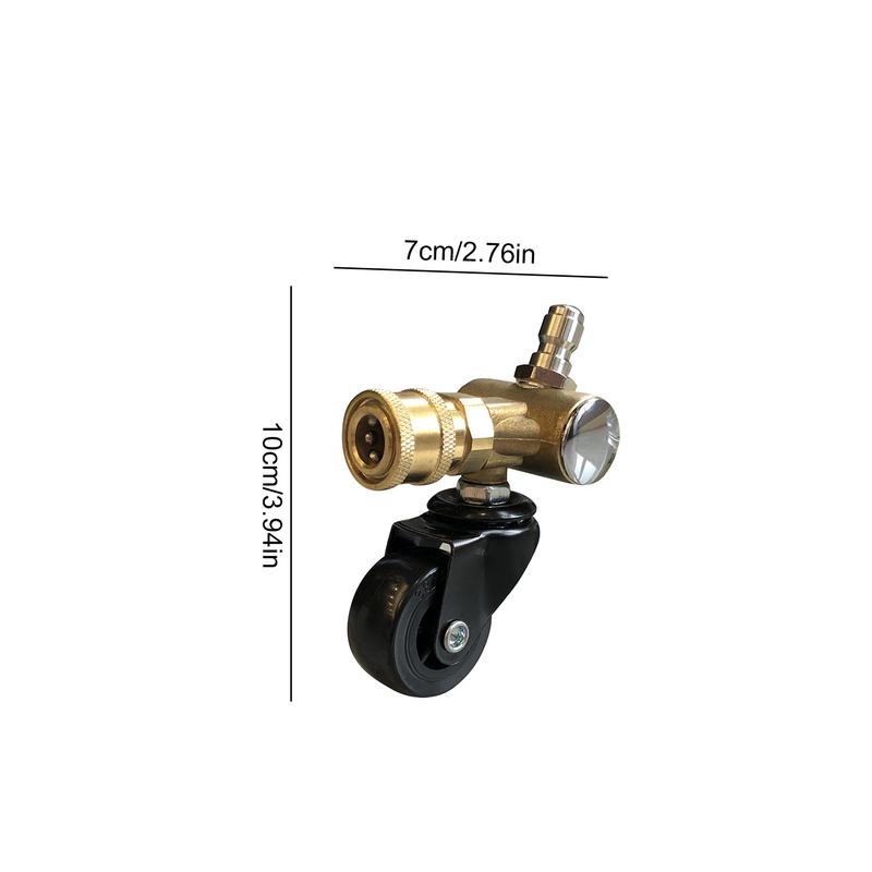 Pressure Washer Swivel Wheel Adapter Chassis Washer Swivel Wheel High Pressure Washer Pressure Washer Attachment For Pressure