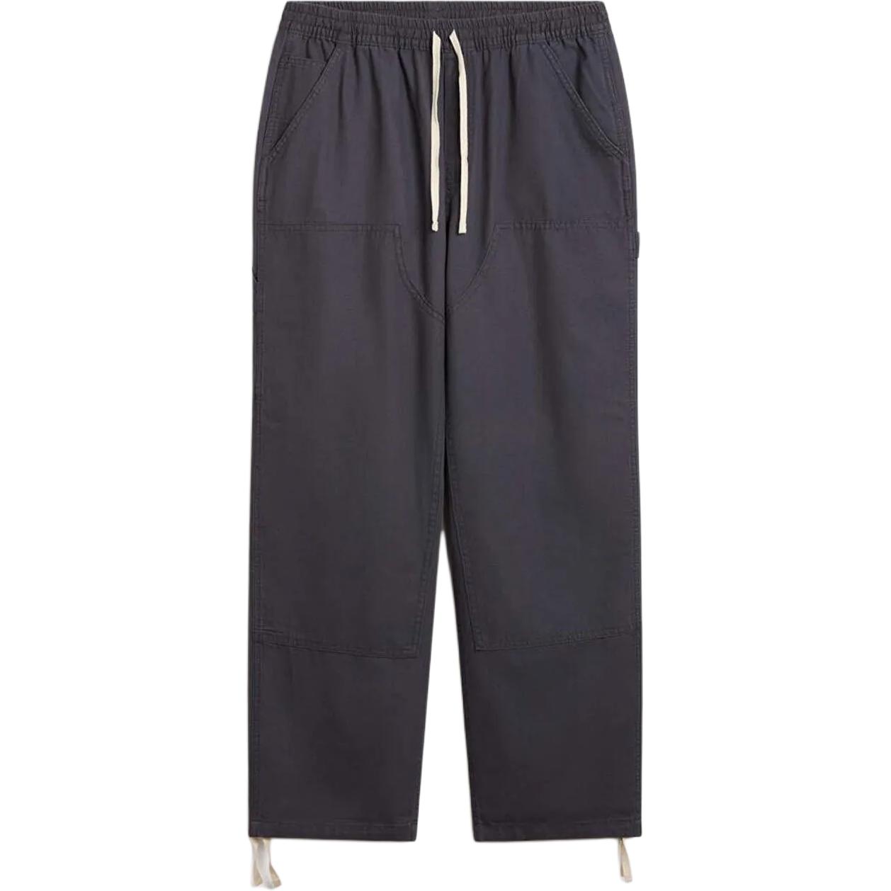 

Vans Mid Rise Lace Up Solid Loose Straight Leg Knit Sports Pants Men bottoms Dark-Gray VN000HAH1O71 L