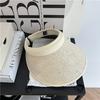 Outdoor Sun Protection Hat Sun Hat Summer Sky Straw Hat Anti-uv Headband Sun Hat Cycling Empty Top Hat for Women
