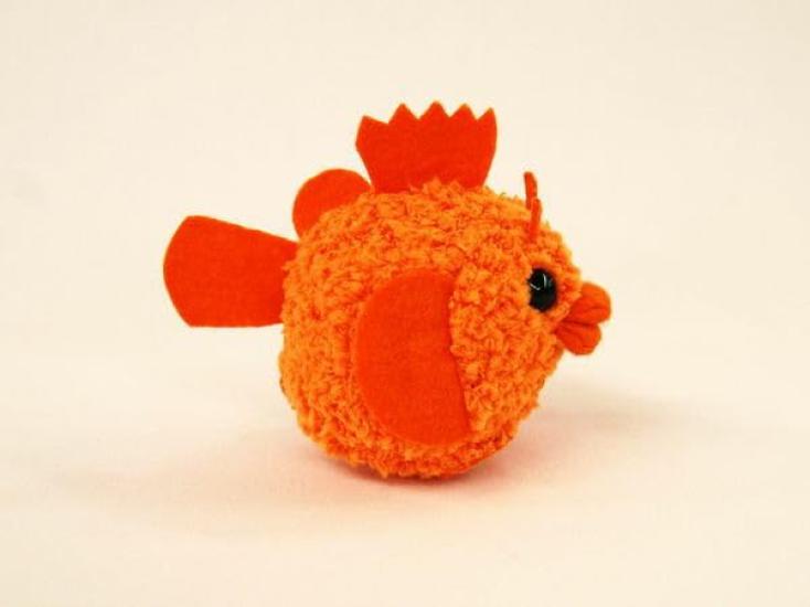 TST Advance Sucre Namedango Orange Plush Toy with Suction Cup, Sea Creature, 3886OR