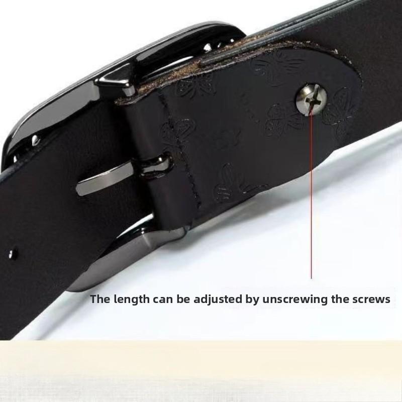 Belt Women's Versatile, New Retro Pin Buckle Printed Belt Fashion Casual Decoration Jeans Belt