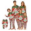 Family Matching Christmas Pajama Set with Long Sleeve Top and Pants for Parents and Kids Holiday Wear