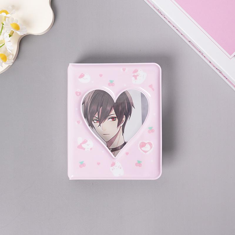 Heart-Shaped 3-Inch Polaroid Photo Storage Album for Small Cards
