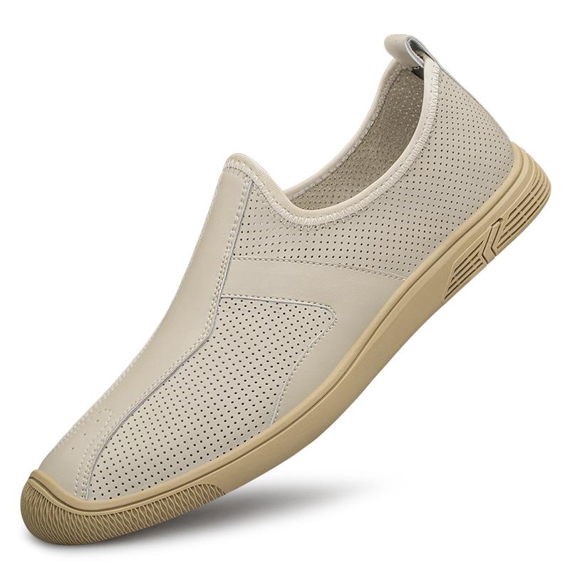 

Модная брендовая мужская обувь из натуральной кожи, повседневные роскошные летние дизайнерские мокасины для мужчин, дышащие итальянские мужские туфли для вождения 46 коричневый