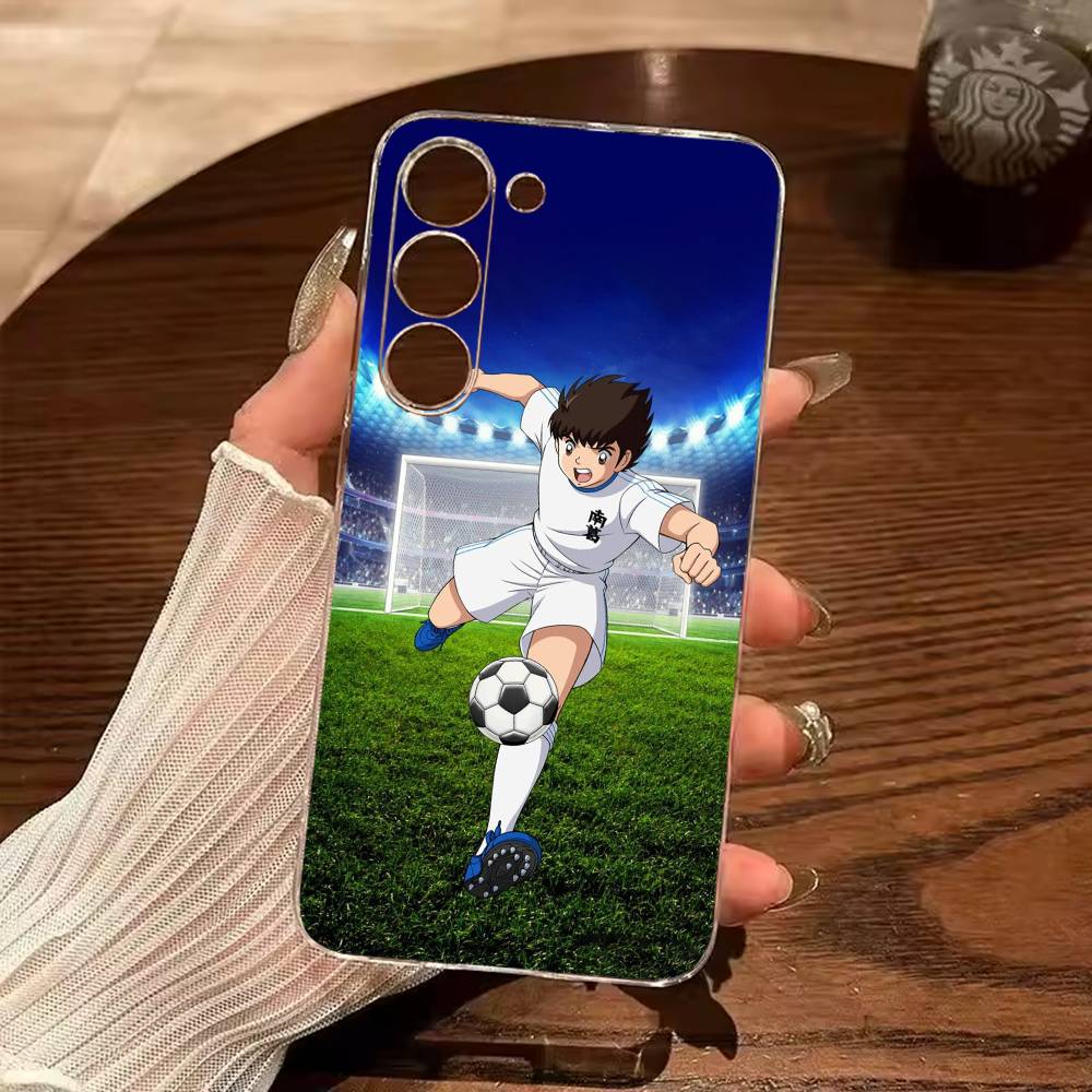 Cool Anime C-Captain T-Tsubasa Phone Case For Samsung GalaxyA13,21s,22,31,32,52,53,71,72,73 Transparent Cover