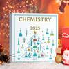 Chemistry Themed Advent Calendar Box 24-Day Countdown To Christmas Calendar Acrylic Hanging Ornament Xmas