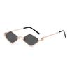 Non-polarized Fashion Vintage Small Alien Mirror Sunglasses Women Metal Rimless Sun Glasses Ladies Hipster Sexy Eyewerar