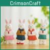 Wooden Animal Figurine Set Made Of Basswood For Childrens Room Display