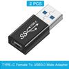 USB 3.0 Connector USB To USB Adapter 5Gbps Gen1 Male To Male Female USB Converter SSD HDD Cable Extender USB 3.0 Extension Plug