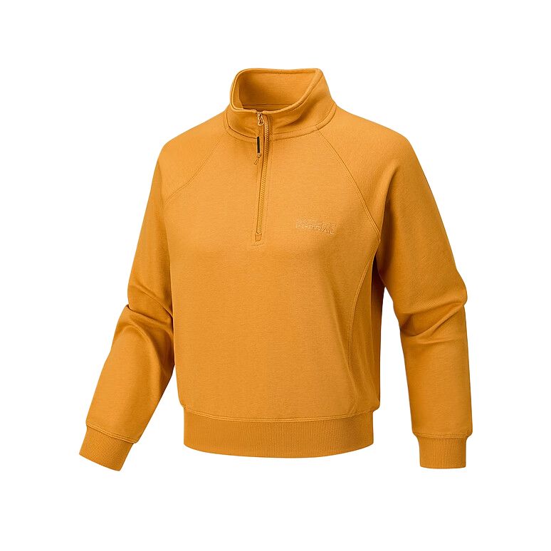 Skechers Outdoor Series Knitted Pullover Stand Collar Long Sleeve Sweatshirt Women sweatshirt P126W046-06DK S