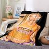 Zara Larsson Theme Printed Blanket - Perfect for Couch, Bed, Travel & Outdoor Use | Machine Washable, Cozy & Durable.