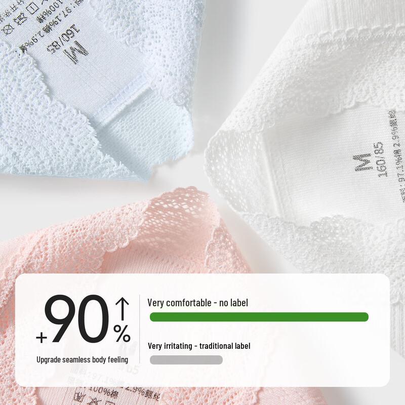 Audifen Women's Antibacterial Cotton Lace Briefs