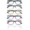 6-Pack Reading Glasses For Women Men Reader For Presbyopic glasses Fashion ultra lightweight Frame Amplifier
