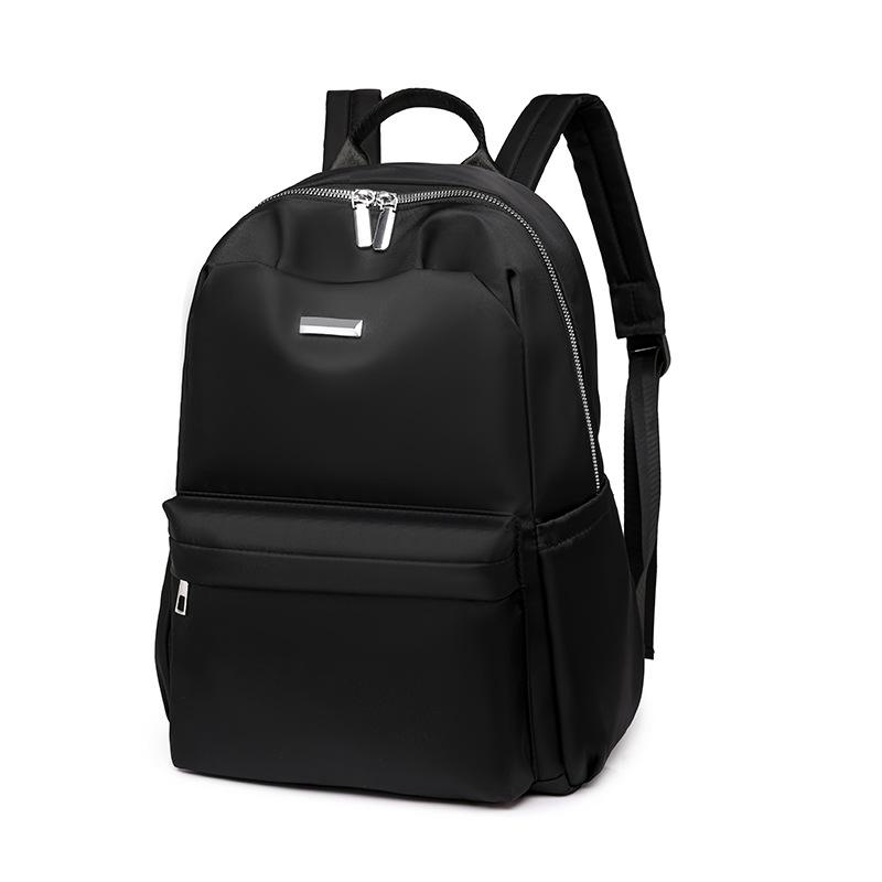 Casual Backpack Large Capacity Women's Casual Backpack Solid Color Simple Women's Bag