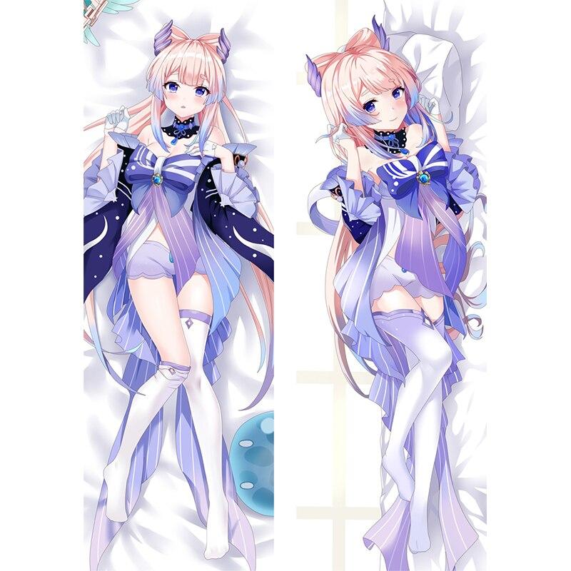 

60x180 см милые подушки Sangonomiya Kokomi аниме Dakimakura Genshin Impact Чехлы Moegirl обнимающее тело наволочка подарок