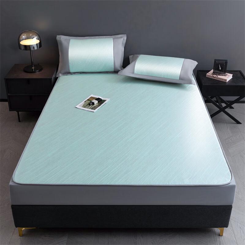 Ice Silk Cooling Mat Fitted Sheet Set