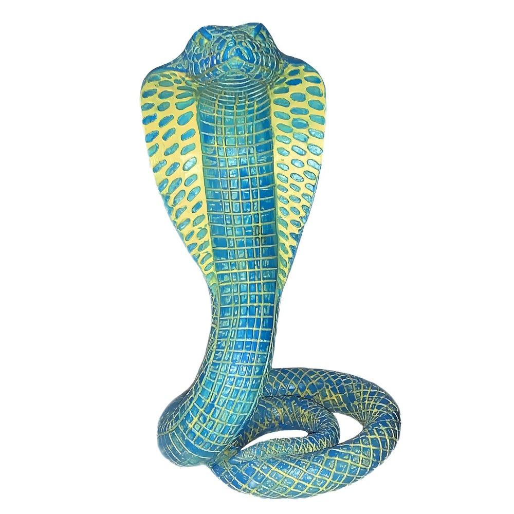 Snake Simulated Cobra Figure Lifelike Animal Simulation Model 3D Cobra Model Toy Christmas
