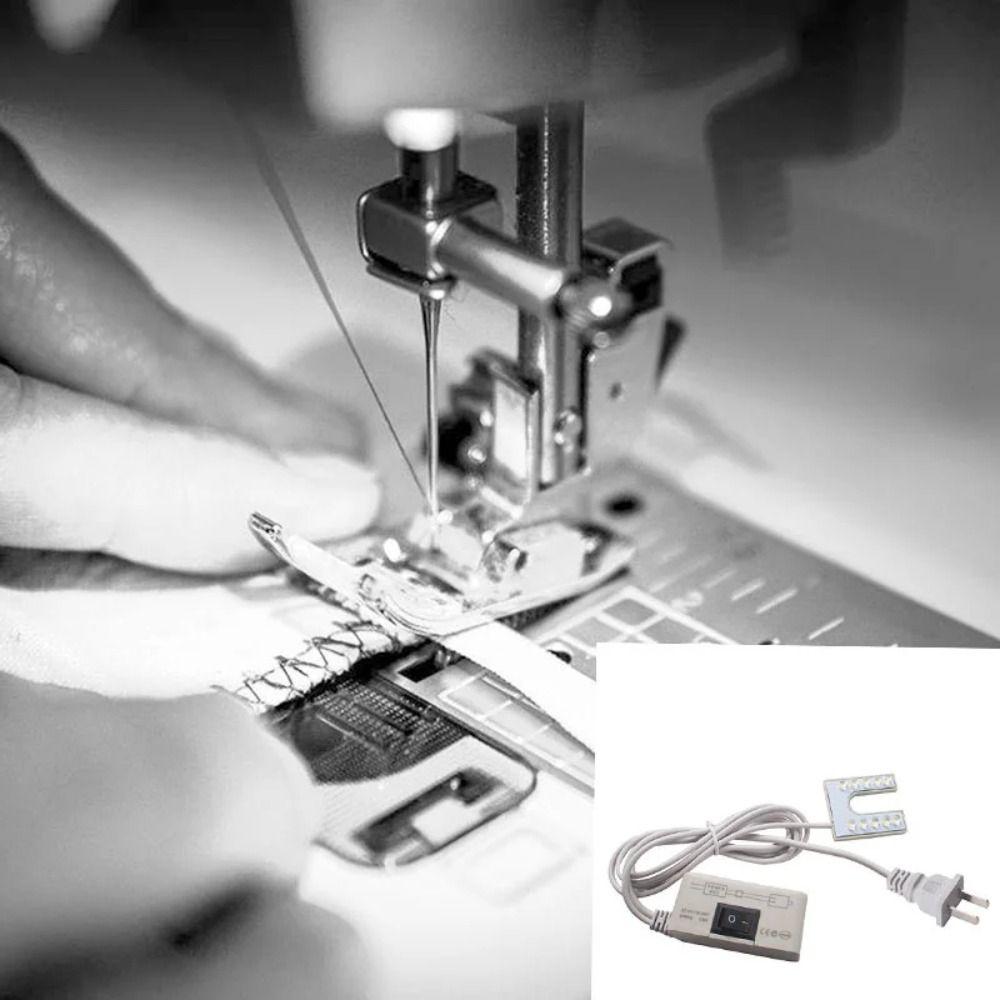10LED Sewing Machine Light EU/US Plug Industrial Table Lamp Working Light Workbenches