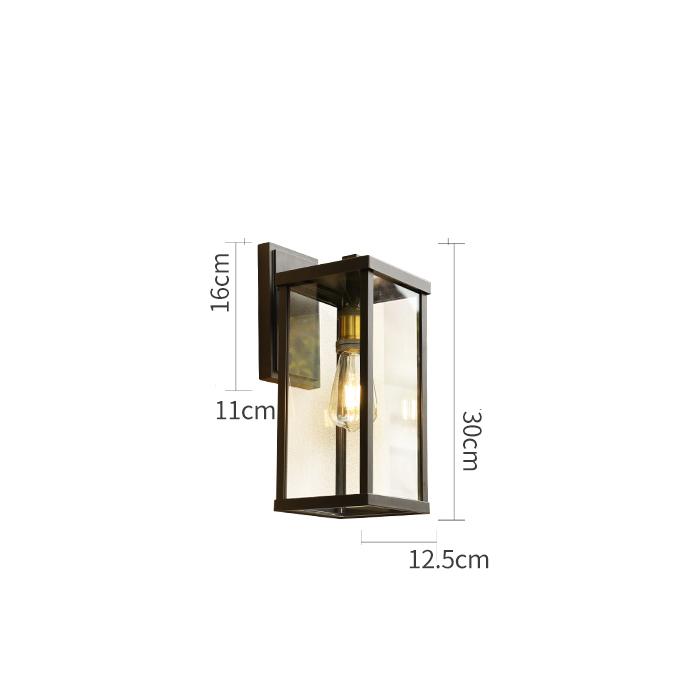 Outdoor Waterproof Wall Lamp Modern Villa Corridor Garden Lamp Exterior Wall Garden Walkway Simple Balcony Gate Terrace Lamp