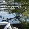 ROCKBROS Grip Plug MTB Rearview Mirror HD 360° Adjustable Rotating High Strength Bicycle Plane Mirror Bike Accessories Parts