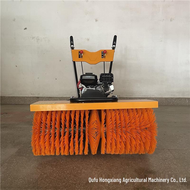 High Horsepower Hand-Push Gasoline Snowblower with Lights