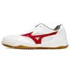 School Indoor Durable Low-Top Badminton Shoes Unisex Shoes White Red 29KV13062