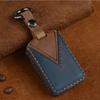 Leather Car Key Case For Volvo S90 V90 XC40 XC90 2015-2018 Smart Keyless Remote Fob Cover Protector Bag Auto Accessories