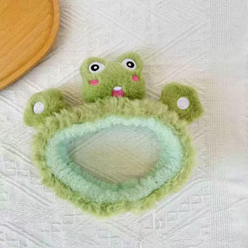 Strawberry Bear Plush Headband: Non-Slip Cute Cartoon Hair Accessory for Girls