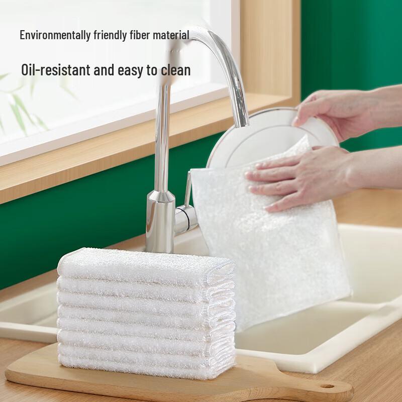 Meiliya Bamboo Fiber Absorbent Dishcloths