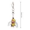 Banana Cat Keychain for Students Funny Pendant Lanyard Decorations Cat Charm Phone Chain Anti-lost Strap Decors