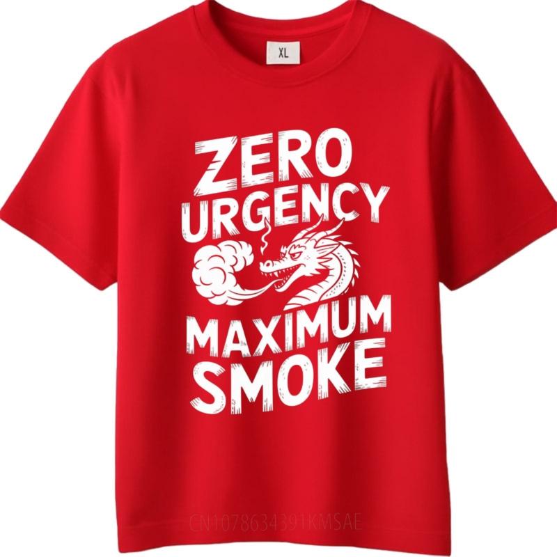

Workout For her Round Neck t shirt Plus Size Zero Urgency Maximum Smoke Dragon Smoke Classic For man Top tees Trendy Tshirt S